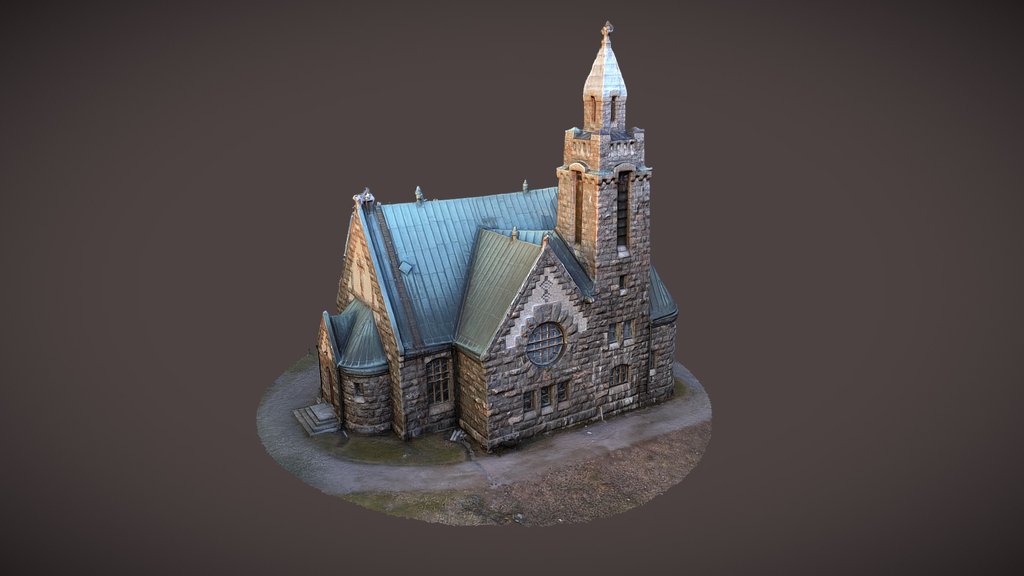 Stone church in Karuna, Finland