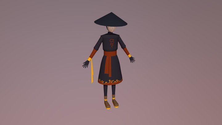 3d atla character 3D Model