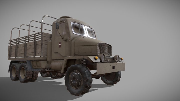 Praga V3S 3D Model