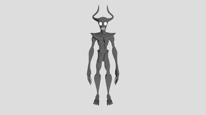 Creeper Demon 3D Model