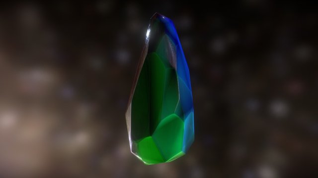 7 colored jewel 3D Model