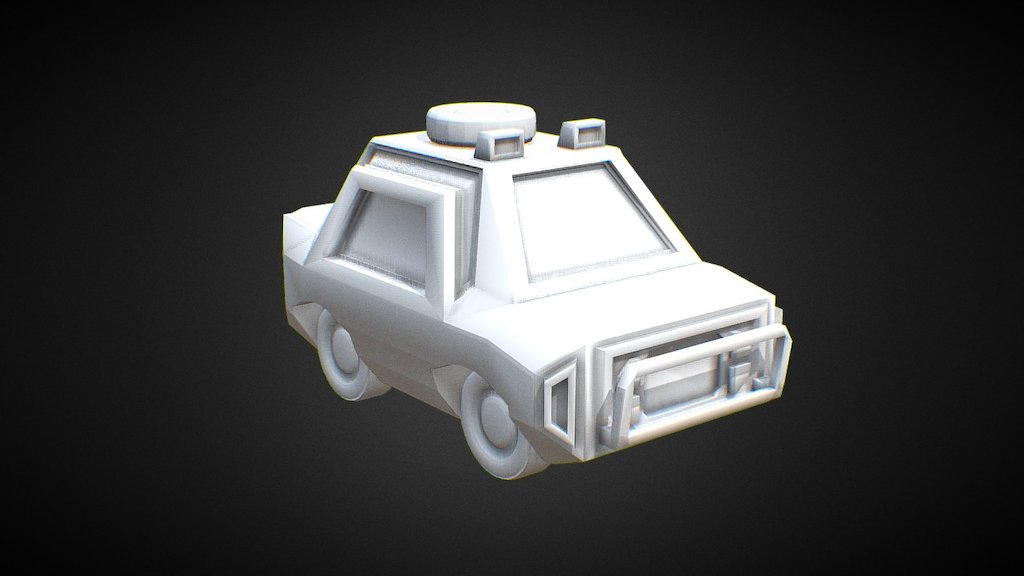 Retro Futuristic Car