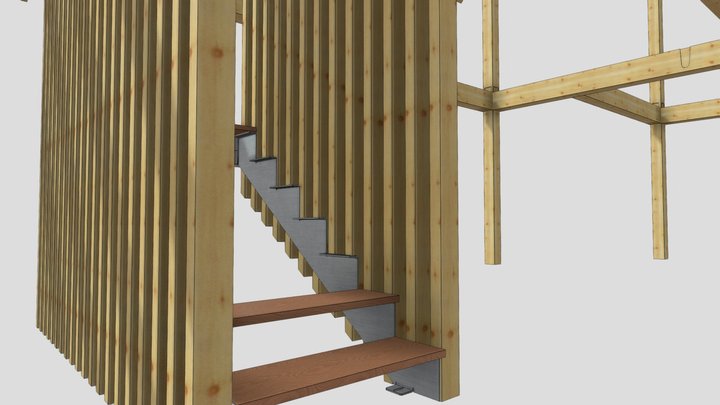 escalera 3D Model