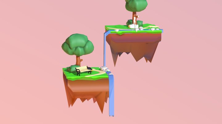 Two Islands 3D Model