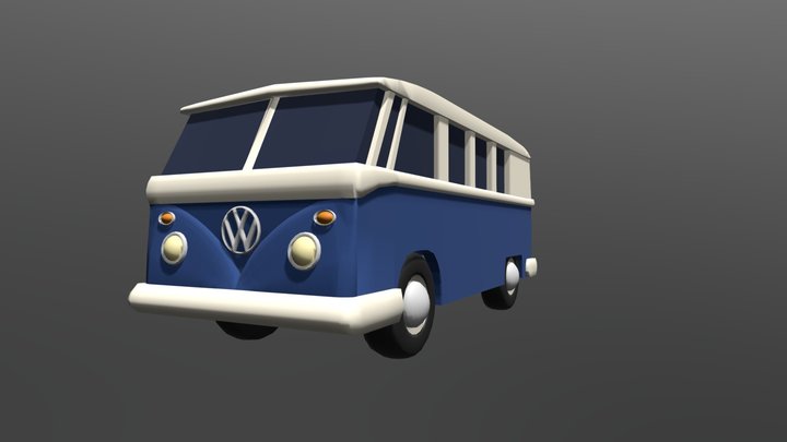Volkswagen Kombi 3D Model