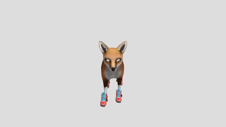 Fox 3D Model