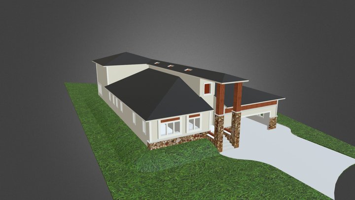Muskego, WI Custom Home by Brady Baehring 3D Model