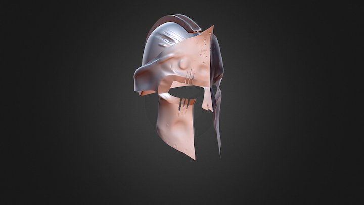Spartan Helmet v2 3D Model