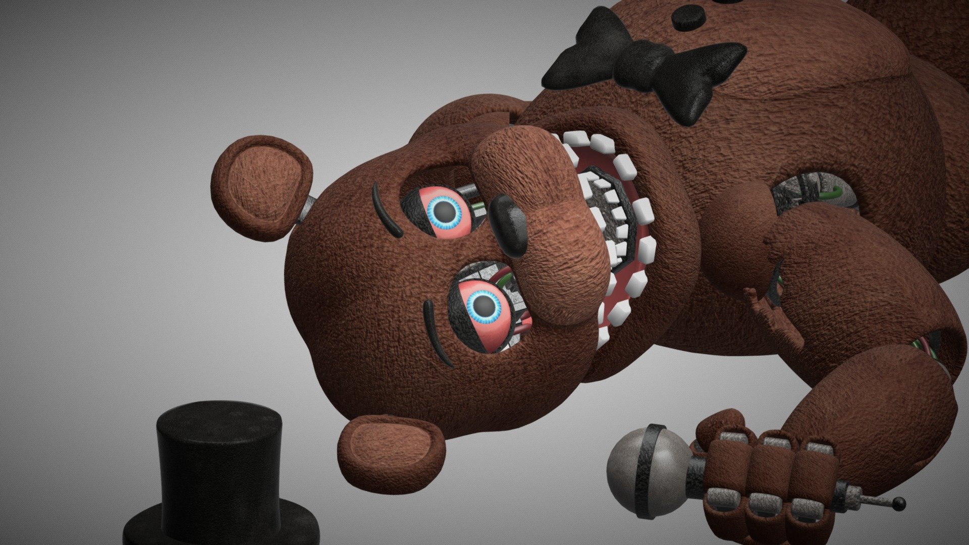 Withered Fredd with newer textures - Download Free 3D model by Shadow