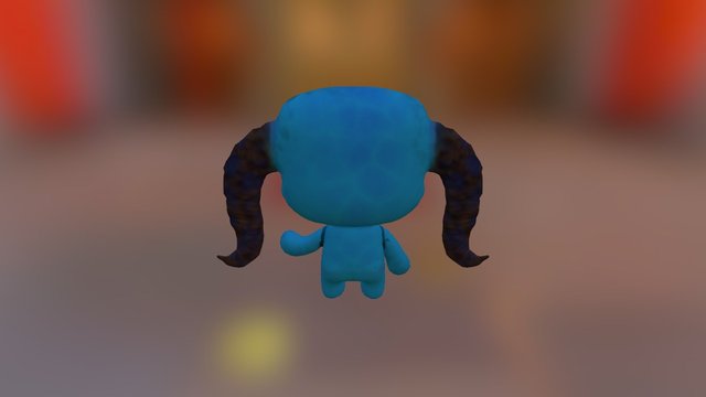 Alien doodle 3D Model