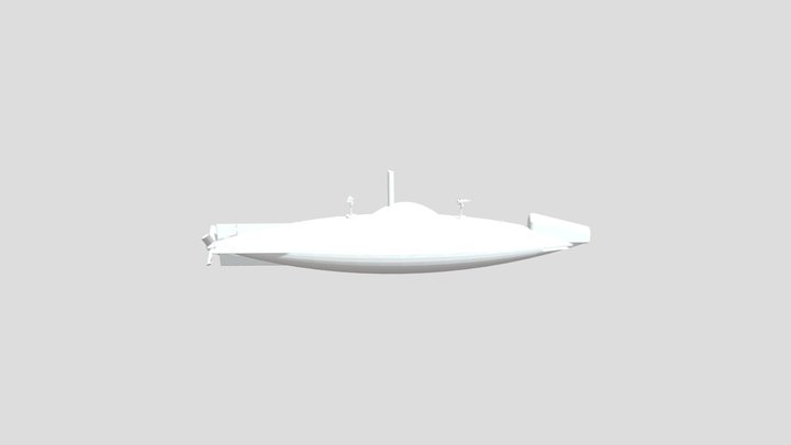 Abdülhamit Submarine (Nordenfelt) 3D Model