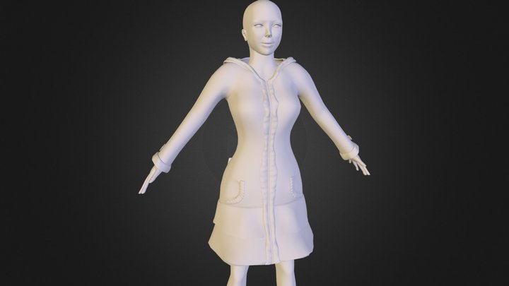 dress_2nd_avatar.obj 3D Model