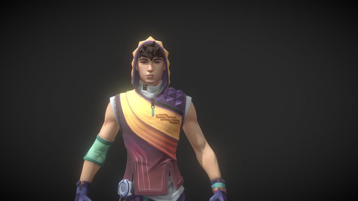 MIKS / Valorant Agent 3D Model