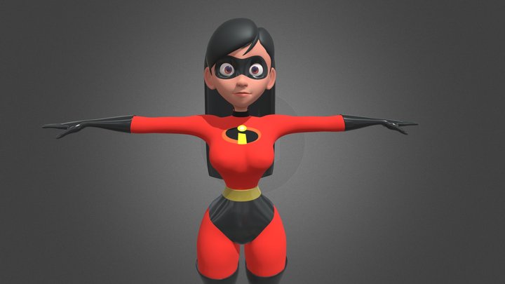 Violet parr 3D Model