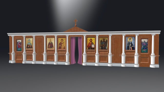 Church Temple 3D Model