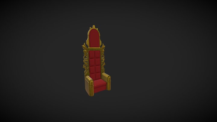 The Kings Throne 3D Model