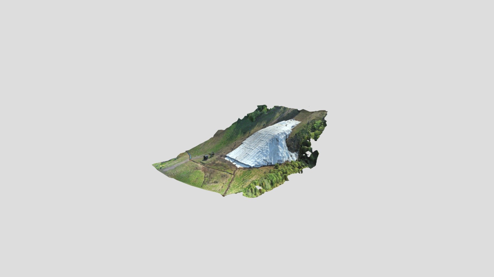 Snølagring i Tryvann mai 2021