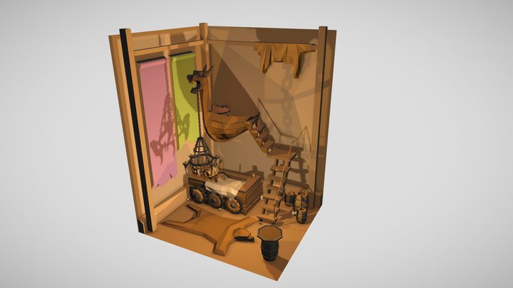 Wiking Isometric Bar 3D Model