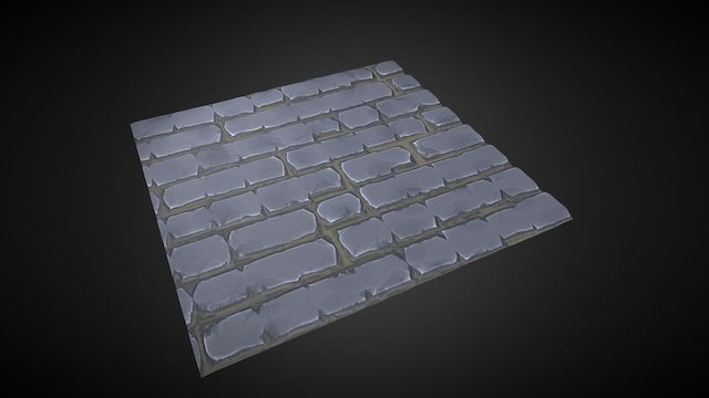Dungeon Slabs Material 3D Model