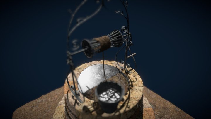 Μαγγανοπήγαδο και κουβάς | Bucket n well 3D Model