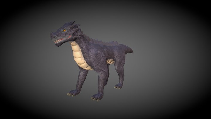 Drake | Creature with Animation 3D Model