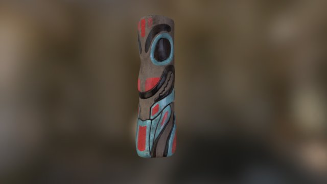 Fallout Cascadia Totem Pole 3D Model