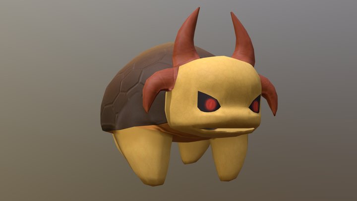 Turtle Enemy 3D Model