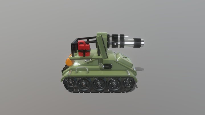 War Tank 3D Model