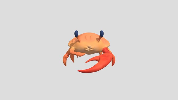 Crab F 3D Model