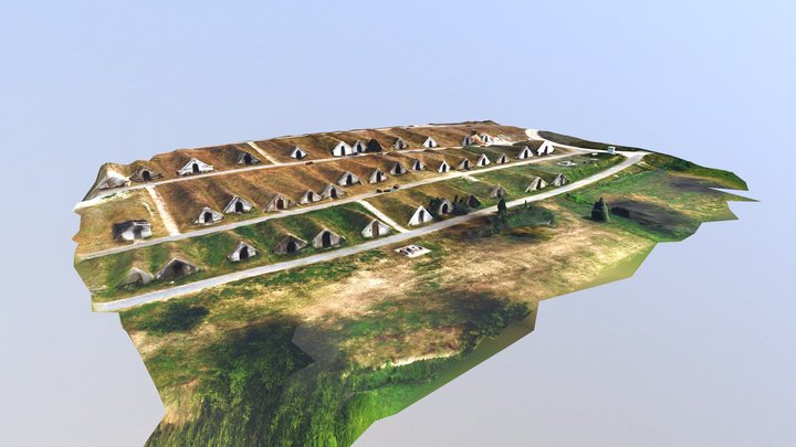 Cellars in Hercegkút 3D Model