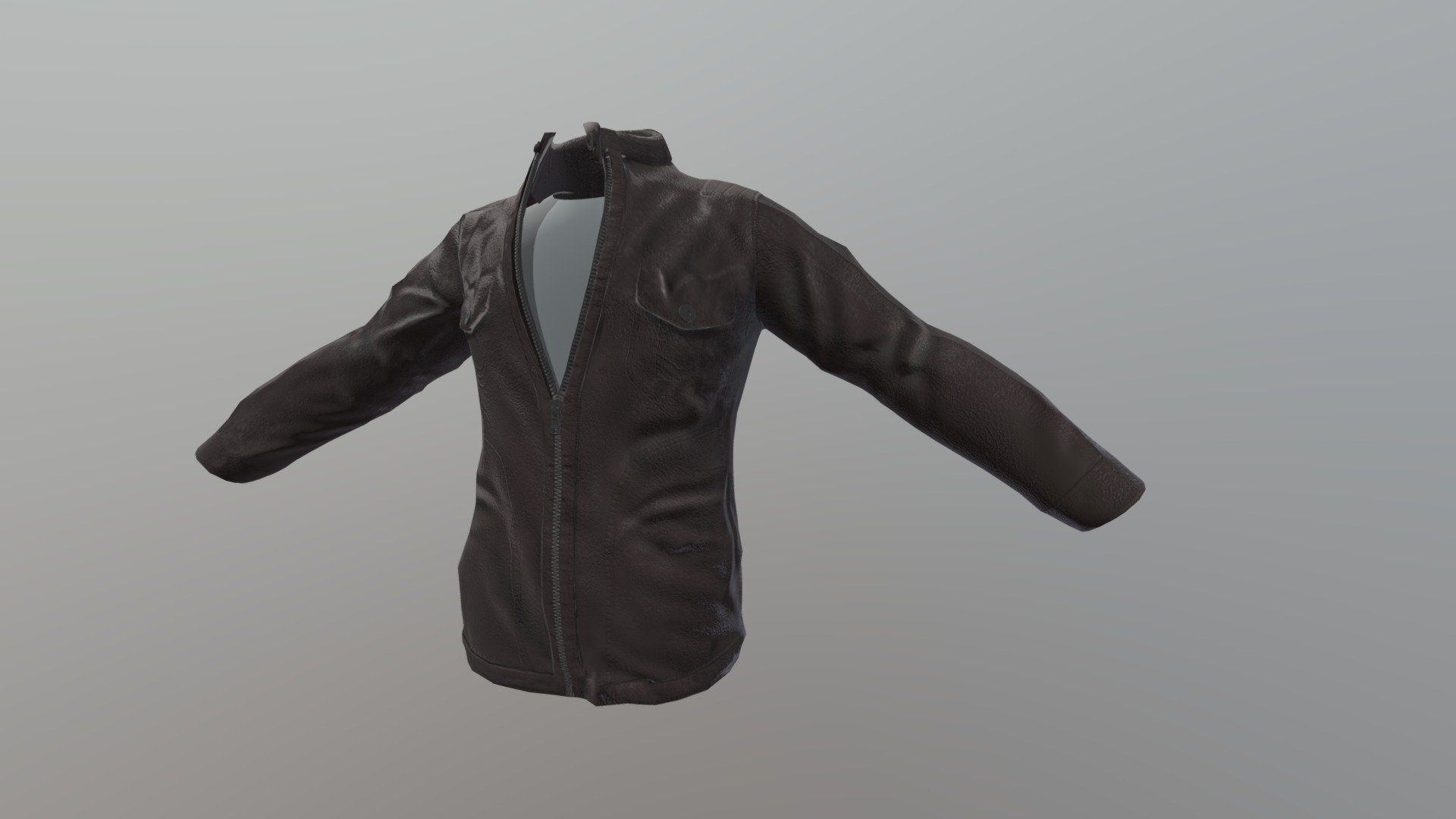 Leather Jacket - 3D model by VictorSanchez14 [d7ad431] - Sketchfab