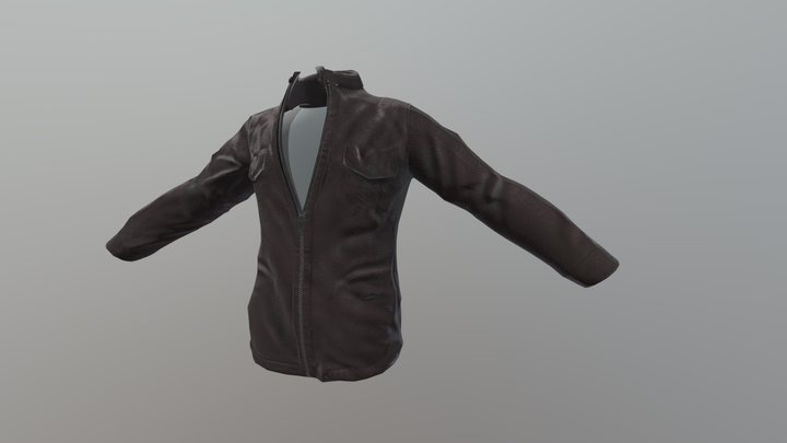 Leather Jacket 3D Model