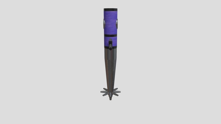Wall torch from Atlantis 3D Model