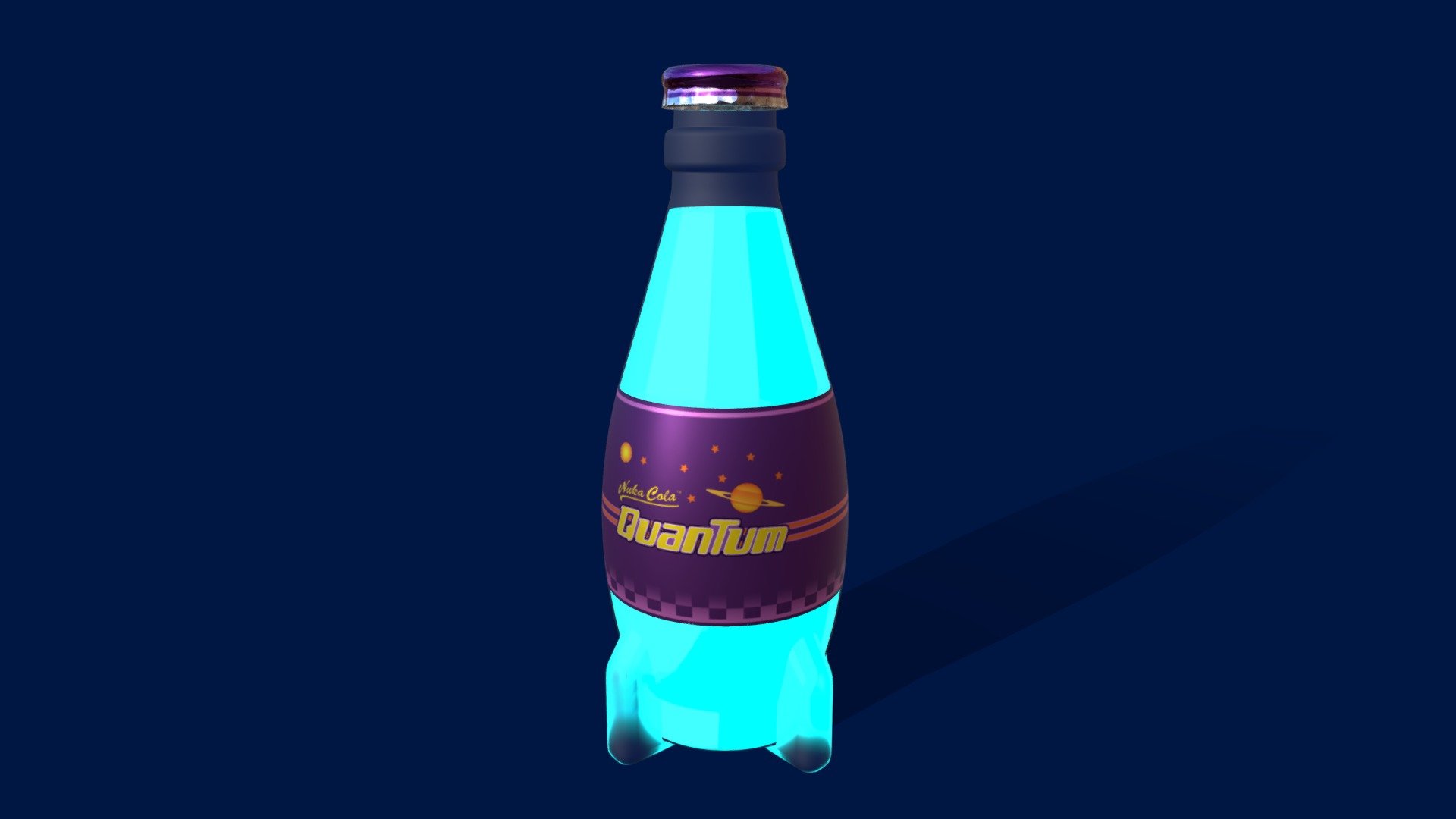 Fallout Nuka-Cola Quantum Glasflasche und Deckel – Bethesda International  Gear Store