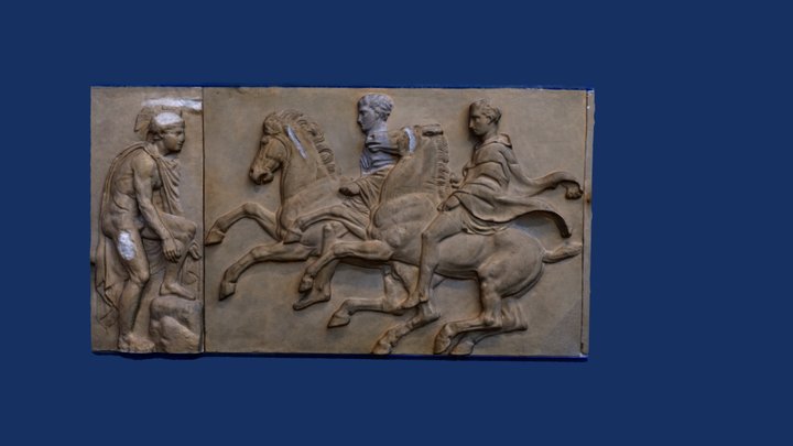Parthenon, West Frieze VII 3D Model