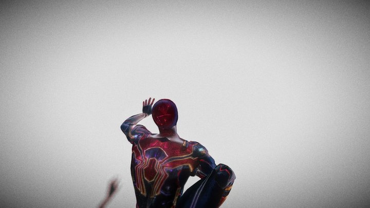 Iron spider man suite 3D Model
