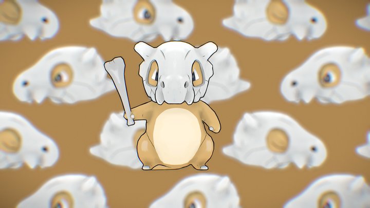 Cubone – Free 3D Model STL