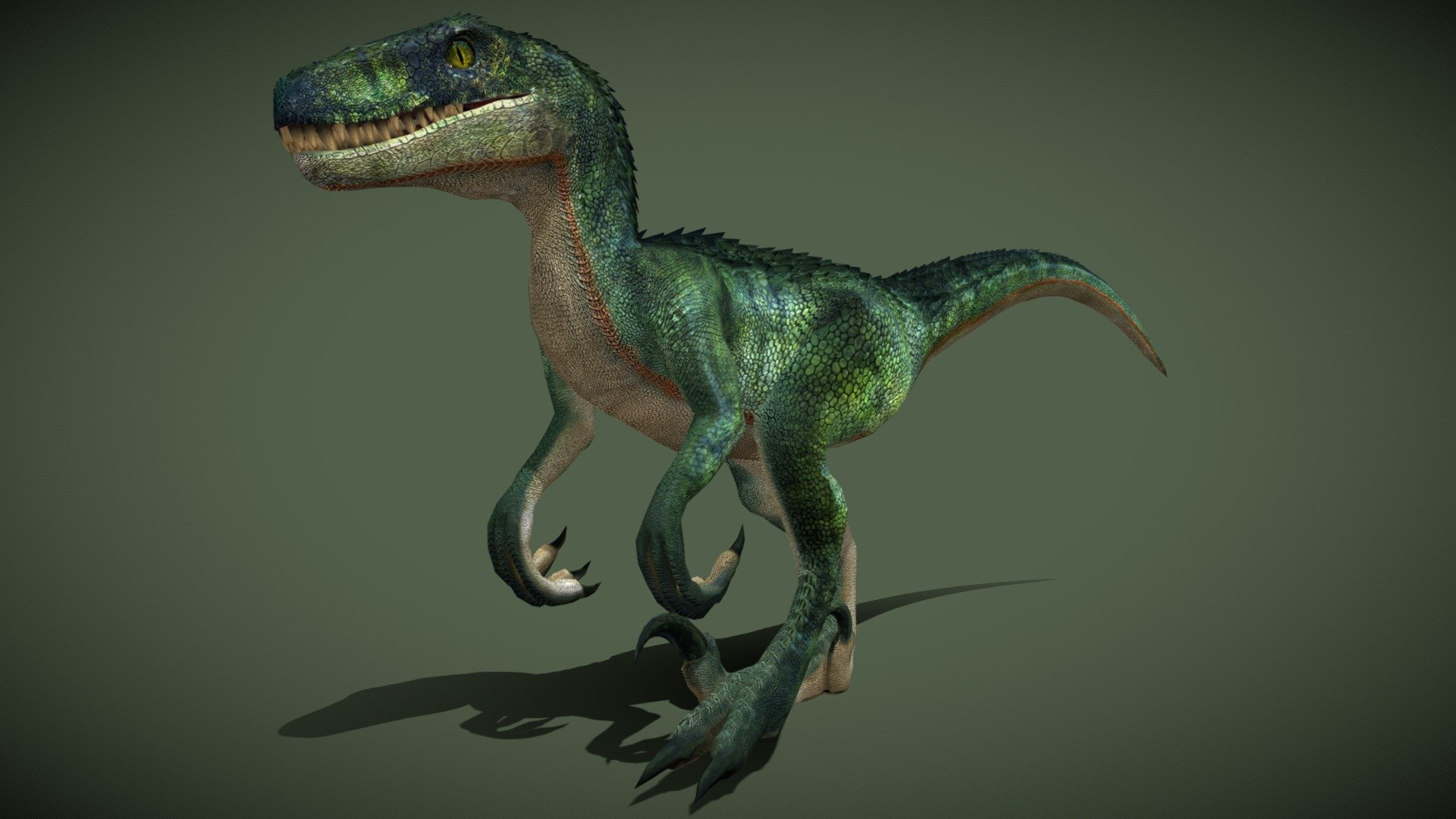 3DFoin - Raptor - 3D model by 3DRT.com [d7b00a0] - Sketchfab