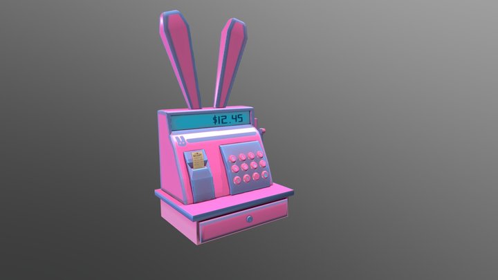 Bunny Cash Register 3D Model