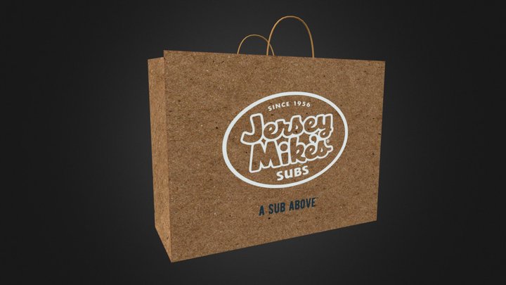 Bolsa Grande Jersey Mike's 3D Model