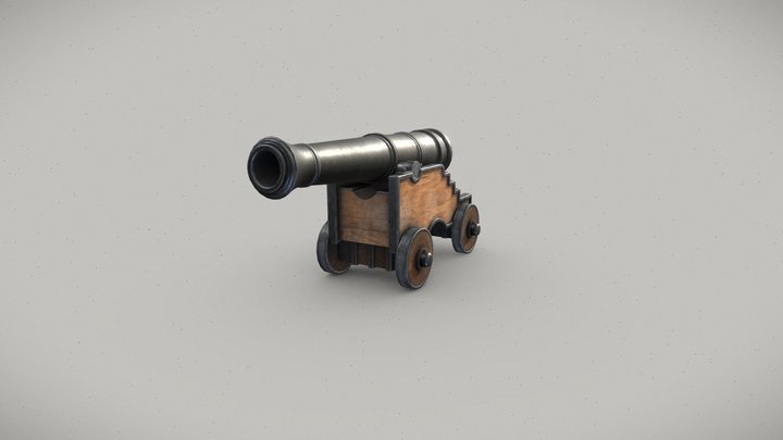 Cannon 3D Model