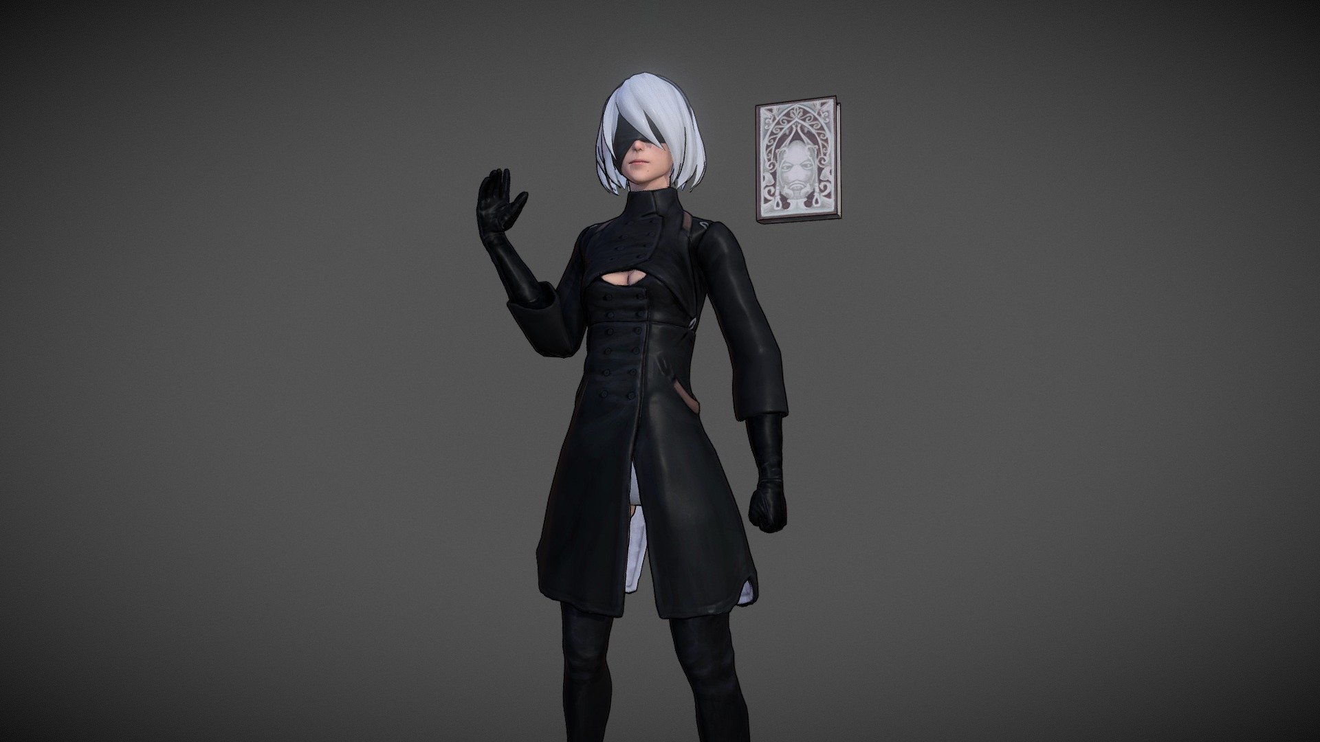 Nier Automata 2b Download Free 3d Model By Isi Izzy [d7b0a31] Sketchfab