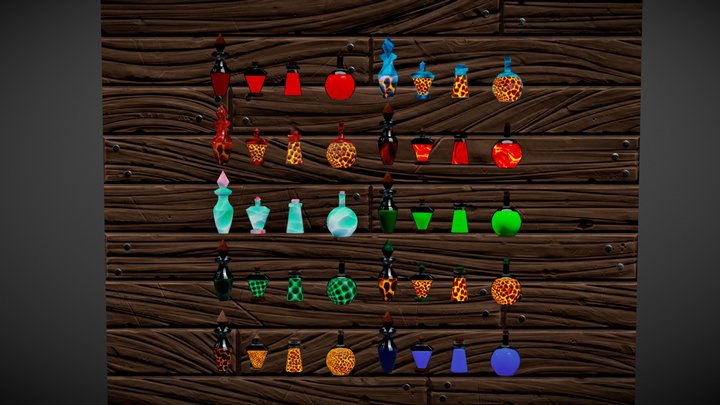 Magick potion 3D Model