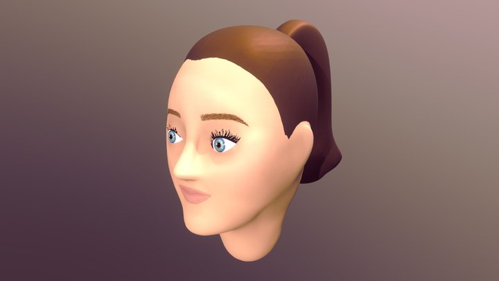 Modélisation tête humaine : Gertrude 3D Model