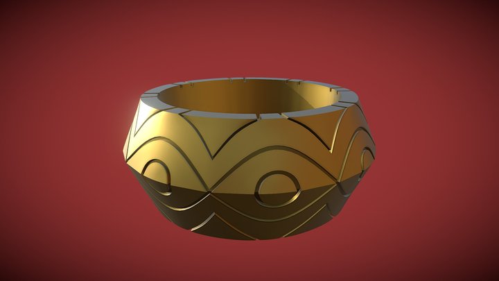 Ace Attorney - Apollo Justice Bracelet 3D Model