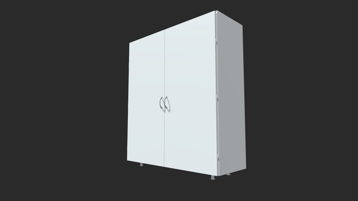 Simple closet for classroom v2 3D Model