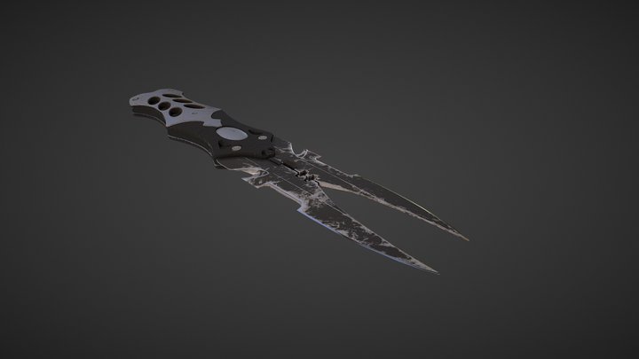 Dual Blade 3D Model