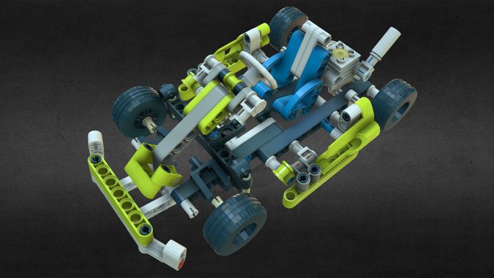 LEGO™ Technic Car 8256' 3D Model