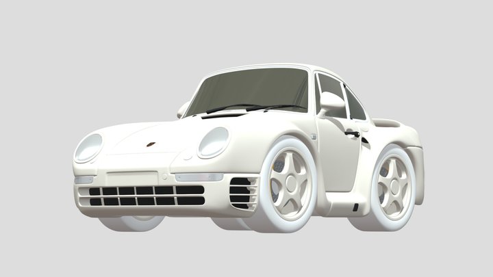 Porsche 959 3D Model
