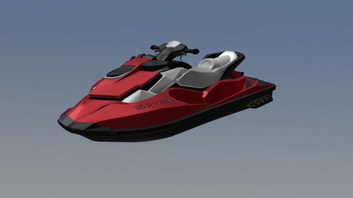 2012 Sea-Doo GTI SE 130 3D Model